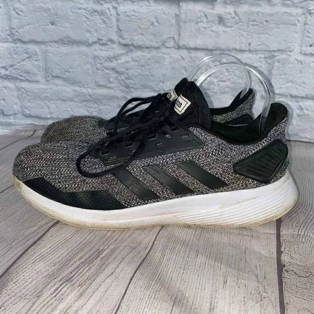 Adidas men 13 running shoe black and white
